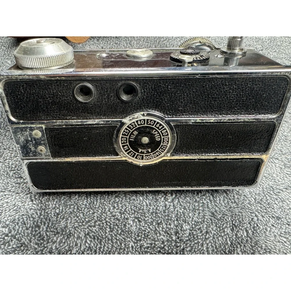 Vintage Argus C3 Rangefinder 35mm Camera w Leather Case‎ Classic USA